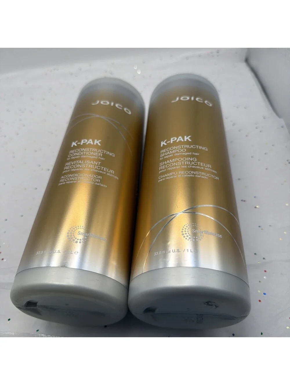 Joico K-PAK Reconstructor Shampoo & Conditioner Liter Duo 33.8oz Salon Set